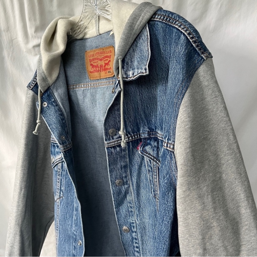 Levi’s Hybrid Hoodie Trucker Jacket Size XXL